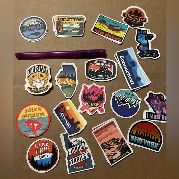 Minnesota Matte Finish PVC Removable Waterproof Accent Sticker - Picture 8 of 9